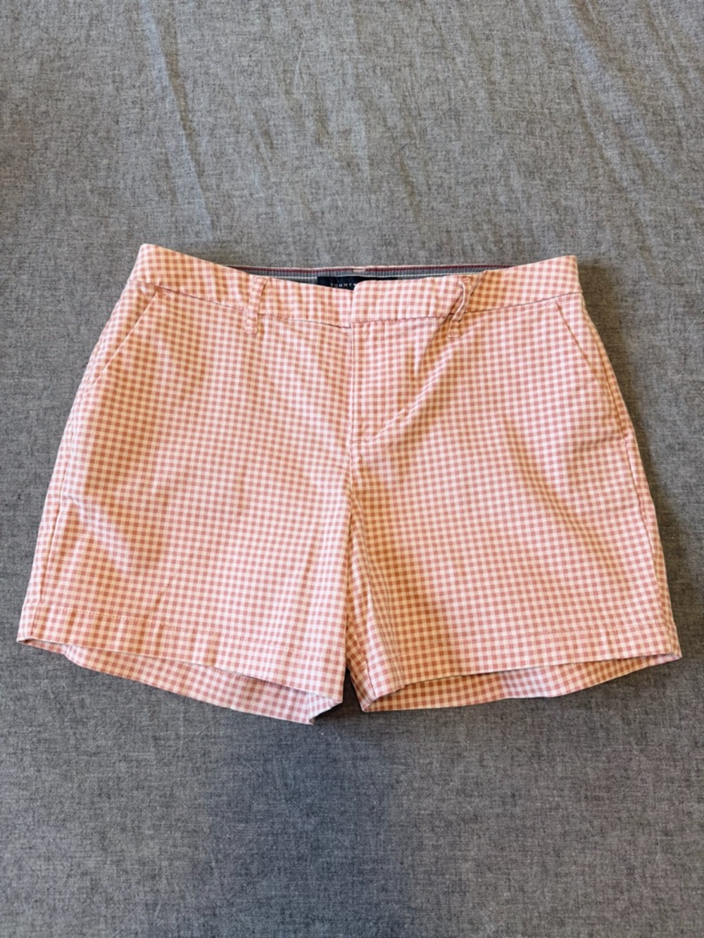 Tommy Hilfiger Pink Gingham Bermuda Shorts